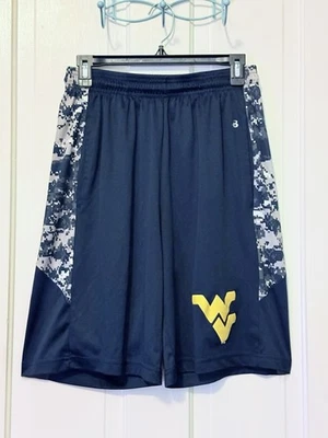 Badger Sports West Virginia Mountaineers Athletic Shorts Digital Camo Pattern SM - Image 1 of 4