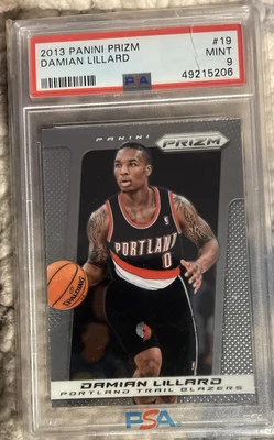 2013-14 Panini Prizm - #19 Damian Lillard Scratches On Slab PSA 9 - Image 1 of 2