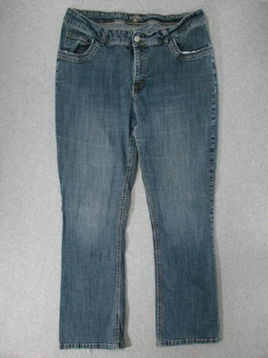 UF01425 **LEE RIDERS** BOOT CUT WOMENS JEANS sz18W; NICE JEANS! - Image 1 of 4