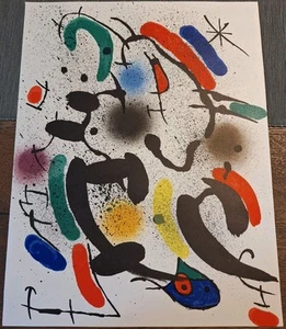 Joan Miro Lithographie Originale VI 124 - Bild 1 von 2