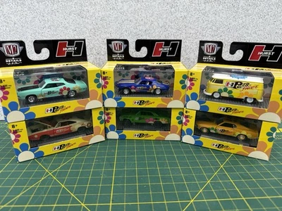2022 M2 MACHINES S47 HURST POWER FLOWERS VW CHEVROLET FORD DODGE SET OF 6 VHTF - Image 1 of 4