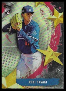 2025 Topps #SMLB-53 Roki Sasaki Stars of MLB Los Angeles Dodgers Rookie - Picture 1 of 2