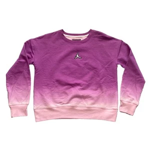 Nike Air Jordan Jumpman Girls Size L(12-13yrs) Pink Ombre Fleece Sweatshirt - Picture 1 of 8