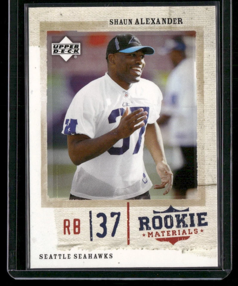 2005 Upper Deck Rookie Materials #77 Shaun Alexander - Image 1 of 2