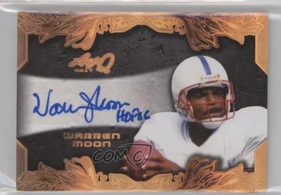 2017 Leaf Q Copper Spectrum Warren Moon #BA-WM1 Auto HOF - Image 1 of 2