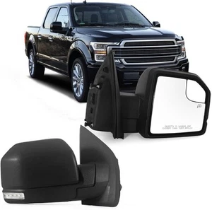 Right Passenger side Mirror with Power Glass,Heated, Puddle Lights,Clearnce Lam - Picture 1 of 3