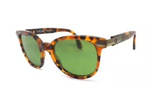 Sonnenbrille Herren Damen 80er Vintage Kunststoff Braun Italy VO 2001 VOGUE - Bild 1 von 5