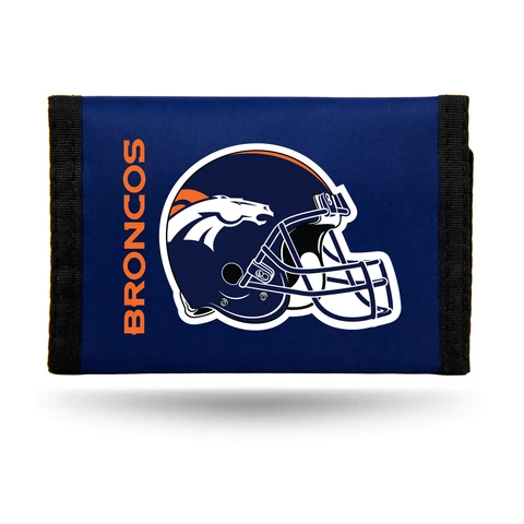 NFL DENVER BRONCOS WALLET NYLON TRIFOLD NEW Cover