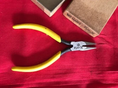 Alicates nariz cadena corta Williams PLM-3C 4 1/2" Foto 1 de 2