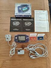 Nintendo Game Boy Advance Purple Handheld System