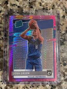 2020-21 Donruss Optic Rated Rookie Hyper Pink Prizm Josh Green Dallas Mavericks - Picture 1 of 1