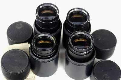 4 PIECES JUPITER 37A 3.5/135mm Soviet Telephoto M42 for Canon Nikon - Image 1 of 4