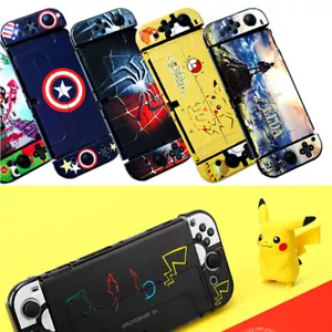 NS OLED Split Cover Skin Hard Case Shell For Nintendo Switch Subject Limitation - Bild 1 von 29