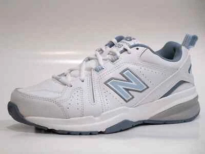 New Balance Women's 608 V5 Comfort  Trainer Shoes, White/Blue, 9 D(wide) US - Image 1 of 4