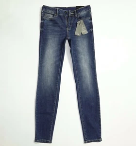 NEW A I X Armani Exchange Women's Jeans BLUE SUPER SKINNY Size W27"xL30" Cotton - Picture 1 of 13