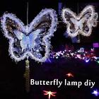 Zrób to sam Wakacyjna latarnia motylkowa LED Ręczna lampa kwiatowa Impreza HOT Rekwizyt P0X3
