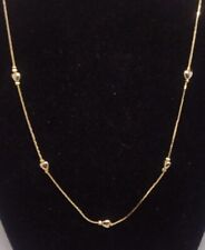 Park Lane Gold Tone Heart Choker Chain Necklace 16 Inches 