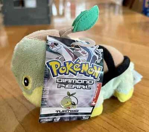 Pokemon Diamond and Pearl Turtwig 2007 mini peluche serie 2 nuevo Jakks Pacific J8 - Imagen 1 de 5
