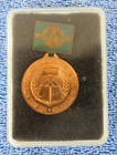 Médaille est-allemande vintage vers 1960 médaillon concours professionnel socialiste