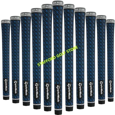 Juegos de empuñaduras de golf estándar TaylorMade edición limitada personalizadas azul Z-Grip Foto 1 de 4