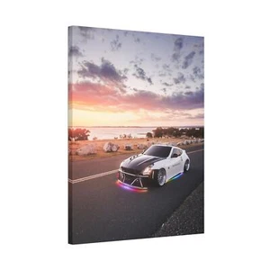 Nissan 370z High Resolution Museum Quality Vertical Canvas Print #040 - Picture 1 of 10