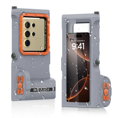 Waterproof Case Cover for iPhone 17 16 15 14 Pro Samsung Galaxy S25 S24 S23 S22+ - Image 1 of 4