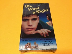 OH, WHAT A NIGHT COREY HAIM VHS 1992 RARE BRAND NEW FACTORY SEALED WATERMARKS  - Picture 1 of 12