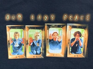 L * NOS vtg 2001 OUR LADY PEACE spiritual machines t shirt * tour - Picture 1 of 4