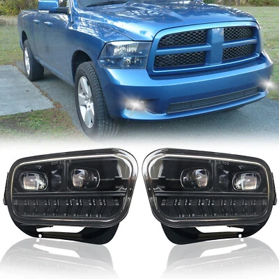 Luces antiniebla LED para Dodge Ram 1500 2500 3500 2009-2018 parachoques luces de conducción Foto 1 de 4