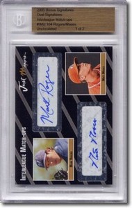 Mark Rogers * Matt Moses * Autograph Rookie Auto RC BGS 1/2