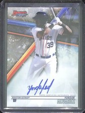 2018 Bowman's Best Autograph #B18-YA Yordan Alvarez