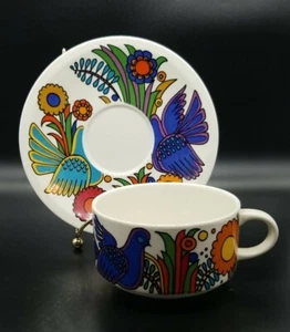 Villeroy & Boch ACAPULCO Milano Pattern Coffee Cup & Saucer Set - Picture 1 of 6