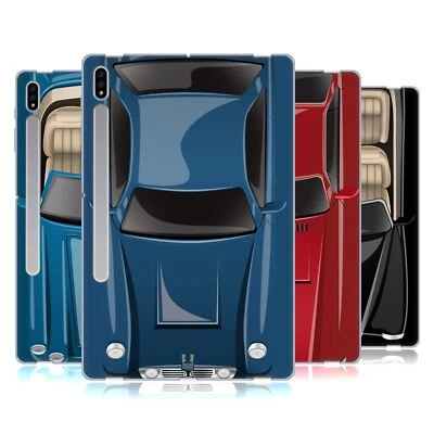 FUNDA DE GEL SUAVE HEAD CASE DESIGNS COCHES CLÁSICOS PARA TABLETS SAMSUNG 1 Foto 1 de 4