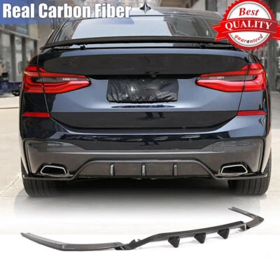 Alerón labial difusor parachoques trasero de fibra de carbono para BMW Serie 6 GT G32 M-Sport - Imagen 1 de 4