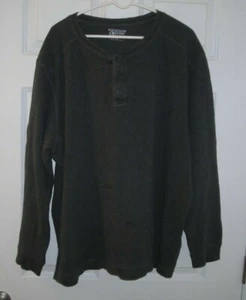 Gander mountain guide series, men's waffle knit pullover, grey, size 3XL - Picture 1 of 3