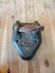 1912-1920 Marvel 60 Antique Cast Iron 2 Hole Punch DelMar MFG Co - Picture 1 of 2