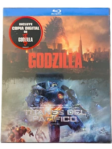 Godzilla / Titanes del Pacífico (Pacific Rim) 2-Pack Blu-ray, Action Movie Set - Picture 1 of 2