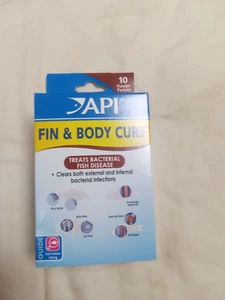 API Fin & Body Cure 9 Päckchen behandelt Süßwasserfische bakterielle Erkrankungen BB: 6/27 - Bild 1 von 2