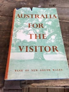 Australia for the Visitor 1956 Illustrated Travel Guide Color Maps - Picture 1 of 8
