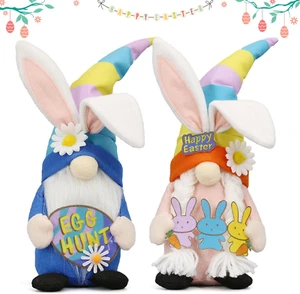 Easter Decorations - Bunny Gnomes Decorations for Home, Indoor, Tiered Tray, Off - Picture 1 of 12