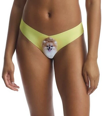 SALE - Commando Classic Photo-Op Thong in Happy Pup - M/L - Image 1 of 2