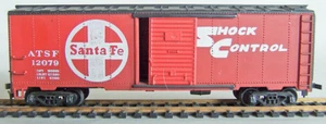 HO Mantua: SANTA FE Shock Control 40' Box Car ATSF 12079, Sliding Doors, C6 - Picture 1 of 4
