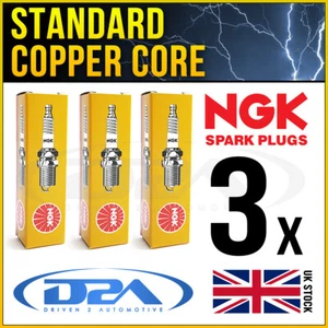 3x NGK B9HS-10 3626 Standard Spark Plugs - Picture 1 of 6
