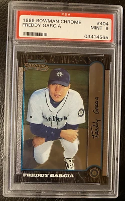 1999 Bowman Chrome 404 Freddy Garcia Rookie PSA 9 MINT - Image 1 of 2