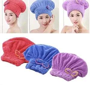30x 3 Stück Mikrofaser Haartrockner Handtücher/Mütze/Turban, insgesamt 90, Ausverkauf - Bild 1 von 1