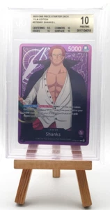 2023 One Piece Starter Deck FILM EDITION Shanks ST05-001 L BGS 10 EN - Picture 1 of 2