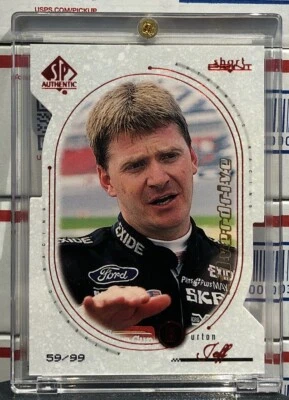 1999 SP AUTHENTIC JEFF BURTON OVERDRIVE, #76, SERIAL NUMBERED 59/99, DIE CUT  - Image 1 of 2