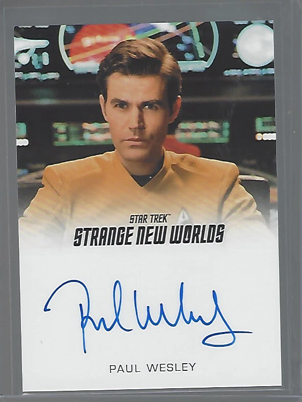 Star Trek Strange New Worlds Season 2 Paul Wesley (Full Bleed) Autograph - Bild 1 von 1