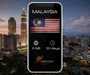 Malezja | 5GB na 30 dni | Mobile Data eSIM | Szybka dostawa - Zdjęcie 1 z 1