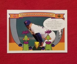 1991 Upper Deck Comic Ball 2 Nolan Ryan #4 Texas Rangers FREE SHIPPING 